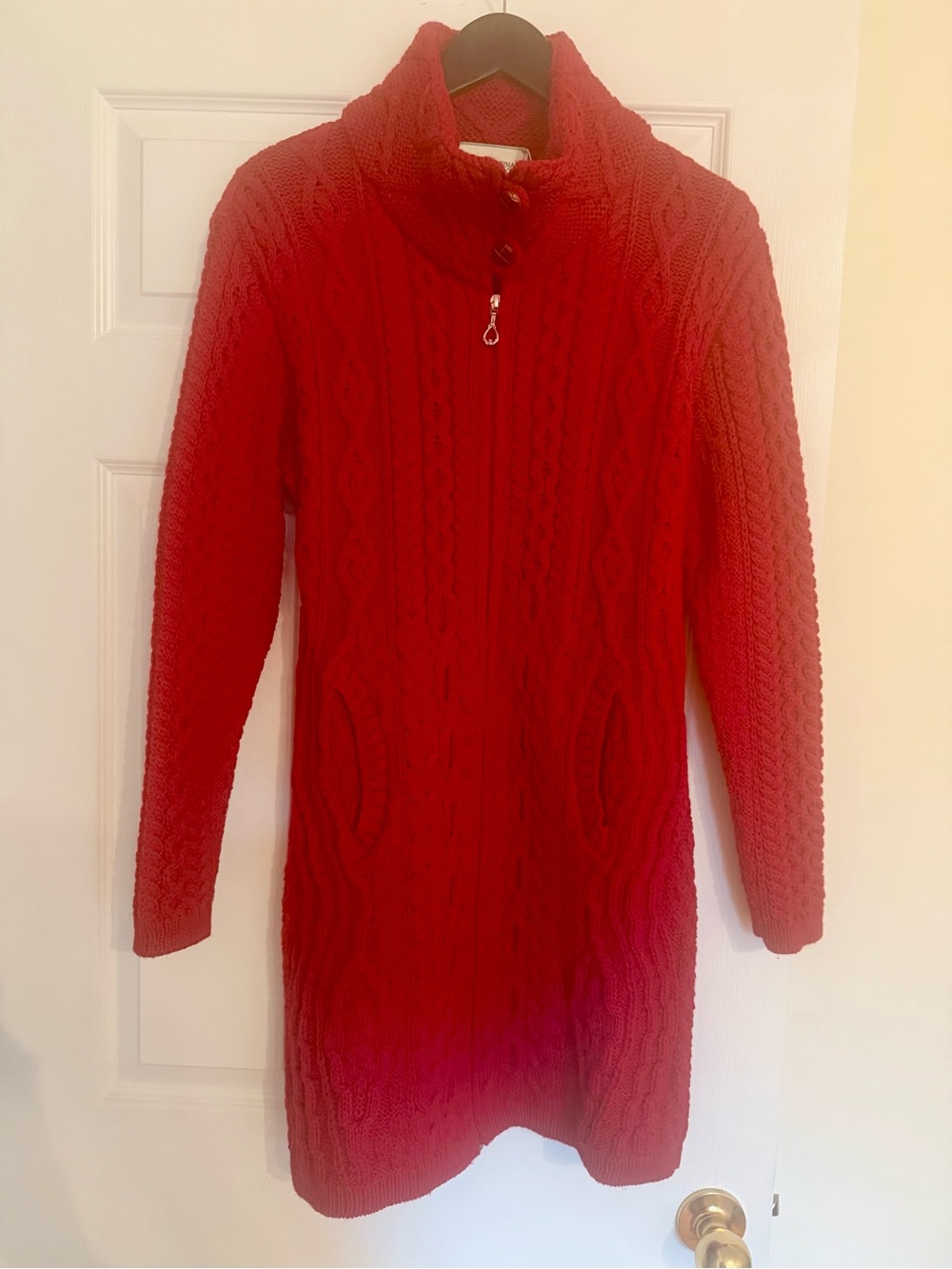 Original Aran Co Merino Wool Sweater Jacket / NWT
